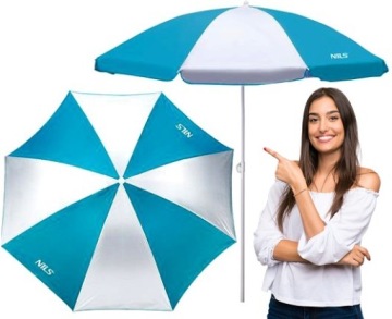 PARASOL BALKONOWY OGRODOWY PLAŻOWY 160x180 ŁAMANY