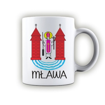 kubek ceramiczny Mława nadruk