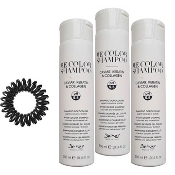 BE COLOR 3 X Szampon do włosów keratyną 3x300 ml