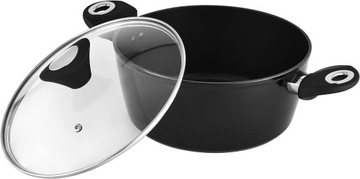 GARNEK do gotowania 24cm 4,3L NON STICK do zmywarek soft-touch INDUKCJA
