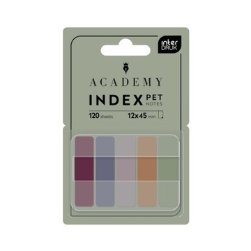 Zakładki indeksujące plastikowe Smart Academy Interduk