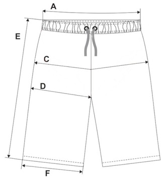 SZORTY KĄPIELOWE Szybkoschnące Spodenki Kąpielówki MORAJ PLUS SIZE 5XL