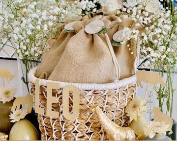 ДЖУТОВЫЕ СУМКИ ЛЬНЯНАЯ СУМКА ПОДАРОЧНАЯ 30 ШТ 10Х14СМ