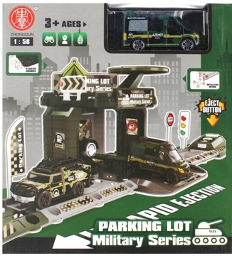 Parking Wojsko metalowe plus akcesoria MC