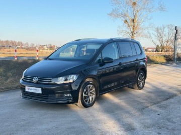 Volkswagen Touran III 1.6 TDI 115KM 2018 Volkswagen Touran RATY 1.6 TDI 7 osobowy Klimatronic Navi Zarej w PL Gwara, zdjęcie 1