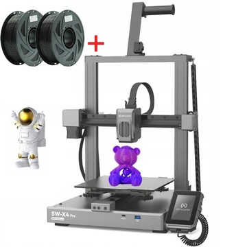 Drukarka 3D FDM WiFi Artillery Sidewinder X4 Pro 500mm/s + 2kg Filament
