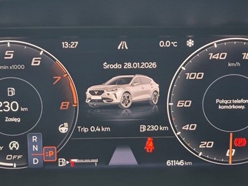 Cupra Formentor Crossover 1.5 TSI 150KM 2022 Cupra Formentor Model 2023 Martwe pole Faktura VATKamera 1.5 Benzyna, zdjęcie 16