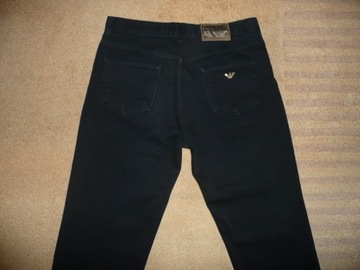 Spodnie dżinsy ARMANI W34/L34=45,5/112cm jeansy