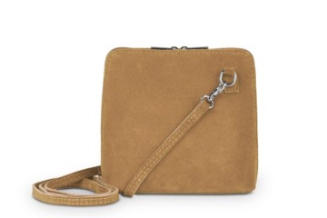 Torebka Zamszowa Vera Pelle Mini Ruda