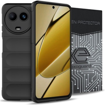ETUI PANCERNE CASE OBUDOWA COVER FUTERAŁ + SZKŁO do REALME 11 5G