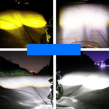 МОТОЦИКЛ ГАЛОГЕННЫЙ СВЕТОДИОД 40ВТ 4000ЛМ 2 РЕЖИМА ЛАМПЫ