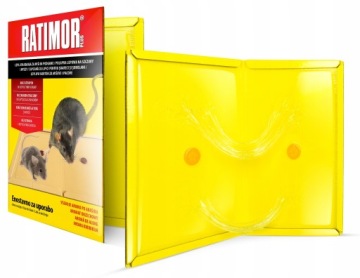 10x ПРОЧНАЯ СТЕКЛЯННАЯ ЛОВУШКА ДЛЯ УДАЛЕНИЯ КРЫС И МЫШЕЙ RATIMOR, ВКУС ОРЕХА