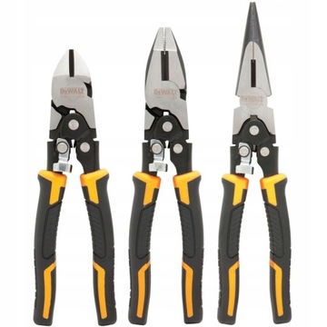 DEWALT Zestaw Szczypiec 3szt Szczypce Uniwersalne