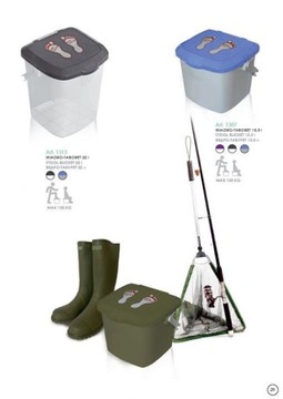 ТАБУРТ-ВЕДРО ТАБУРТ-РЫБА СТУЛ 15,5 Л BRANQ