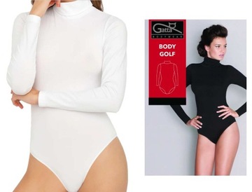 GATTA BEZSZWOWE BODY GOLF DŁUGI RĘKAW BIAŁY M