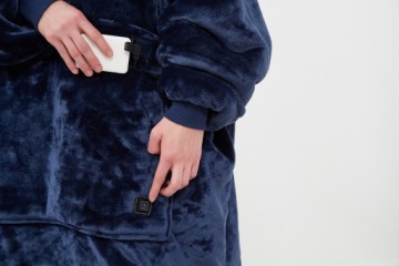 ТЕПЛЫЙ СВИТШОТ ОДЕЯЛО СВИТШОТ С ПОДОГРЕВОМ USB BEAR HIT