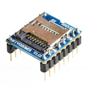 Moduł odtwarzacz dźwięku WTV020-SD mp3 Arduino