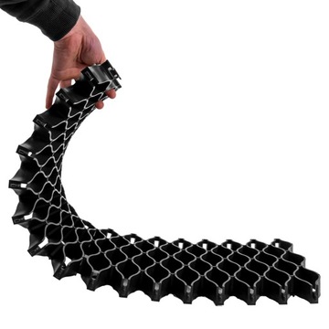 Решетка для газона EcoWAVE Гибкая садовая решетка 40x30см 250т