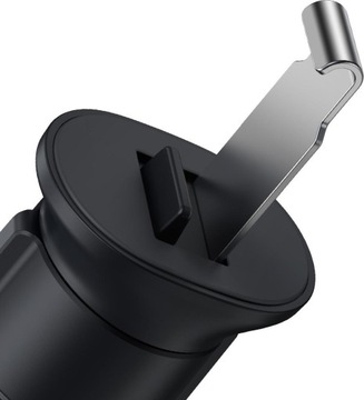 Baseus Гравитационный держатель Baseus Metal Age II для решетки автомобиля (серый)