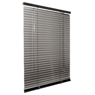 Внутренние горизонтальные алюминиевые жалюзи 25 мм на окно/дверь 95х130 см СЕРЕБРЯНЫЙ
