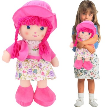 PAULA LALKA PRZYTULANKA SZMACIANA PLUSZOWA SZMACIANKA NA PREZENT DUŻA 44 CM