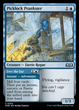 [MTG] Picklock Prankster // Free the Fae (WOE)