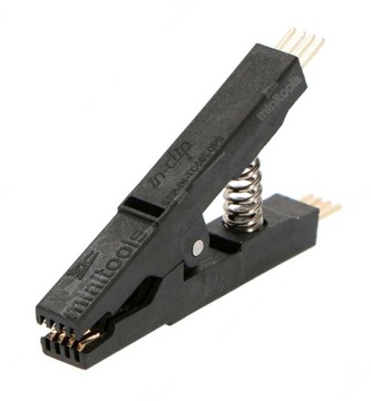 Klips testowy pomiarowy SO8 SOIC 8-pin R=1,27mm SLIM (Minitools)
