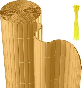 DWUSTRONNA MATA NA BALKON TARAS PŁOT PVC 100x300cm