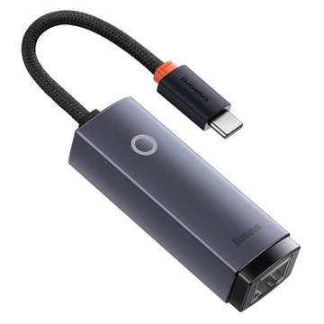 АДАПТЕР BASEUS АДАПТЕР СЕТЕВОЙ ИНТЕРНЕТ-КАРТА USB-C RJ45 1 ГБ