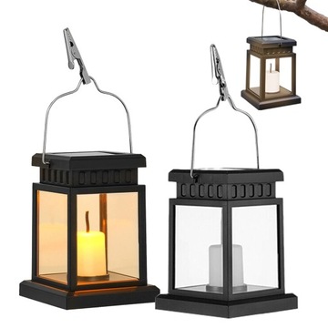 LAMPION SOLARNA LED LATARNIA LAMPA OGRODOWA LATARENKA WATERPROOF 2 SZT