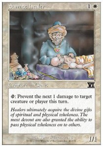 Samite Healer 6ED 5ed Stan Ex