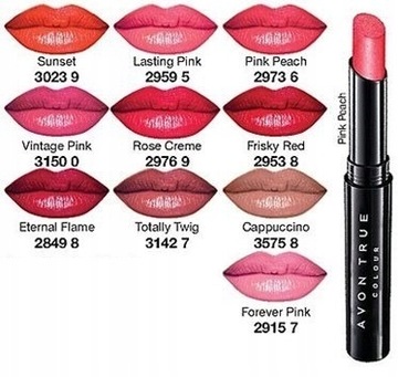 AVON SZMINKA USTA W KOLORZE VINTAGE PINK