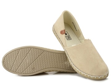 Buty espadryle damskie slip-on tekstylne News 2416 38