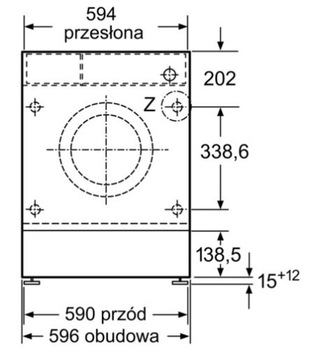Встраиваемая стиральная машина Bosch WIW28542EU.