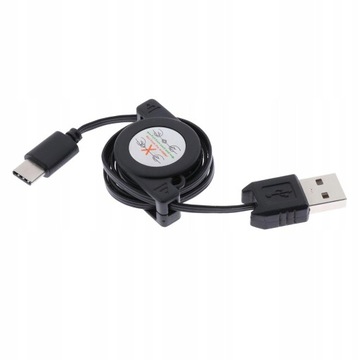Zwijany USB typu C Przewód ładujący do