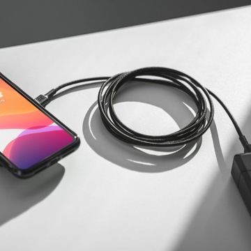 Кабель USB-C — USB-C 2 м + зарядное устройство GC PowerGaN 65 Вт