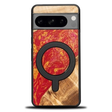 Pouzdro Bewood Unikátní pro Google Pixel 8 Pro Neonové Paříž s MagSafe