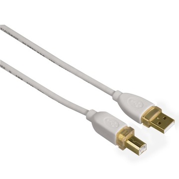 Kabel drukarkowy USB 2.0 A/B Ekran Gold 3m. HAMA