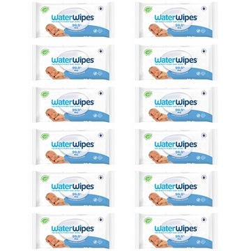 Влажные салфетки WaterWipes BIO для детей 12 х 60 шт.