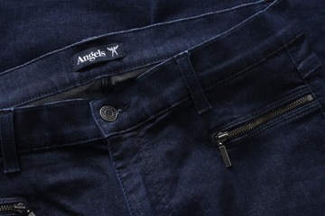 ANGELS spodnie damskie jeansy ze streczem slim fit r. 42