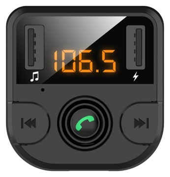 FM-передатчик Bluetooth, зарядное устройство для MP3 с 2 USB-портами