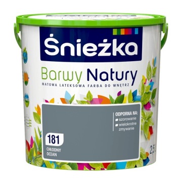 ŚNIEŻKA BARWY NATURY Chłodny Ocean 181 2,5L