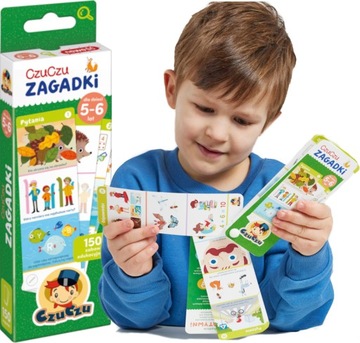 CZUCZU ZAGADKI DLA DZIECI 5-6LAT KSIĄŻKA 150 ZABAW