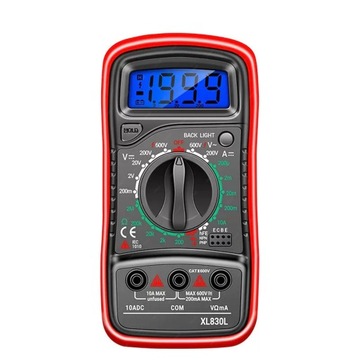 МУЛЬТИМЕТР ИЗМЕРИТЕЛЬ ЭЛЕКТРИЧЕСКОГО НАПРЯЖЕНИЯ ТОКА + СУМКА + НАБОР ИНСТРУМЕНТОВ