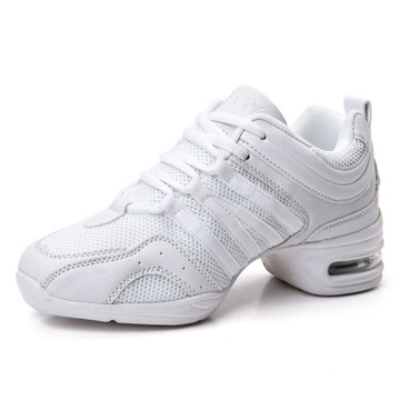 BUTY DO TAŃCA NOWOCZESNEGO TRENINGOWE BIALY 44