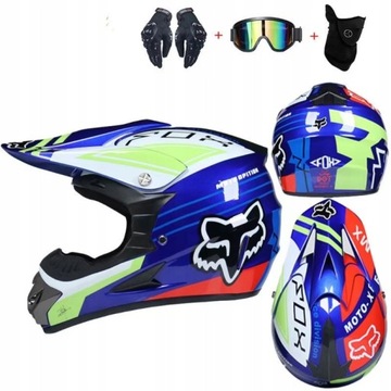 KASK MOTOCYKLOWY OFF-ROAD ENDURO MOTOCROSS XL