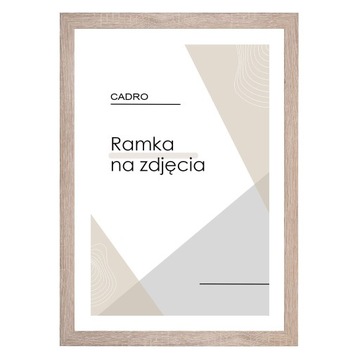 Ramka 40x50 ramki na zdjęcia brązowa rama MDF do zdjęć CADRO