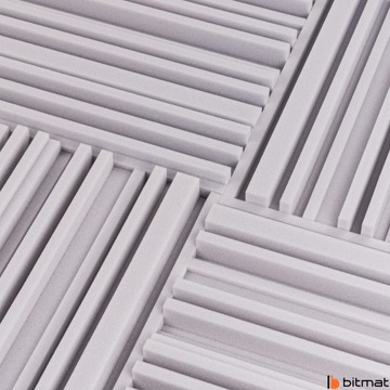 Gąbka akustyczna panel ścienny EQUALIZER jasnoszary stonowany kolor 7cm