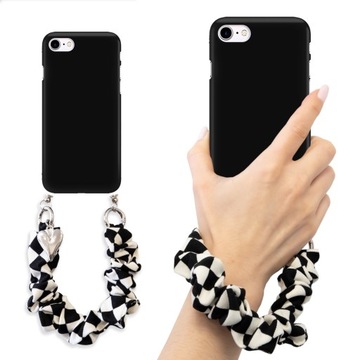 ETUI MATOWE DO IPHONE 7 ŁAŃCUSZEK SZACHOWNICA TOP