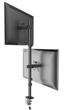 Wysoki 81cm Biurkowy Uchwyt na dwa monitory 13-32 cale